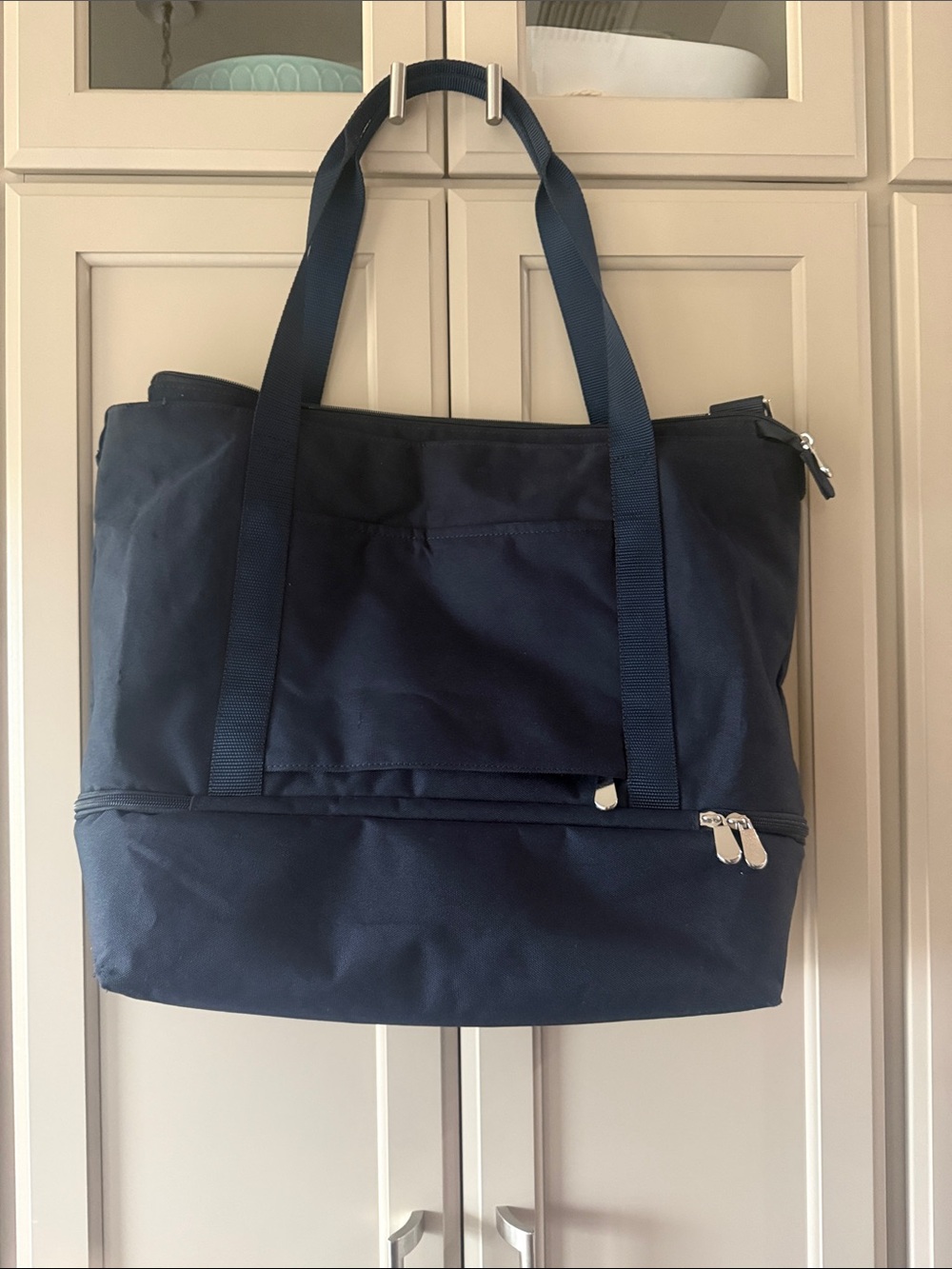 Lo and sons Felix Catalina tote recycled navy poly